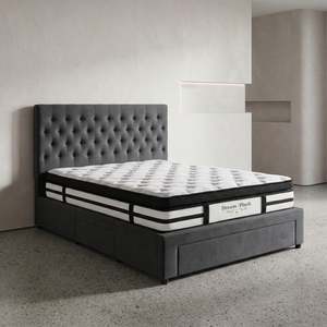 Luna Bed with Dream Plush Mattress- Super King