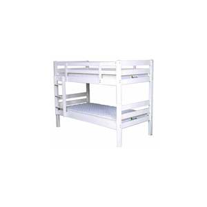 Sammie Classic Bunk With 2x Bonny Mattresses-White