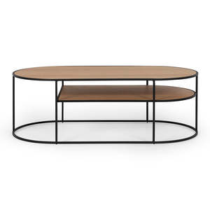 Coffee Tables: DECO Coffee Table Natural Oak (L120 W60 H40CM)