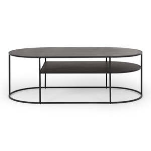 DECO Coffee Table Black Oak (L120 W60 H40CM)