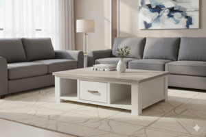 Coffee Tables: Scarletwood Coffee Table With Drawers (W1300 D700 H420mm)