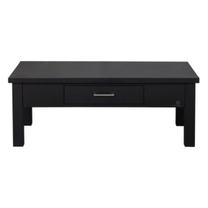 Spring 1 Drawer Black Coffee Table (W1100 D550 H420 mm)