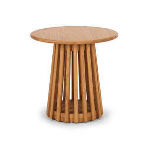 Bur Oak Lamp Table 52rd (52DIA H43CM)