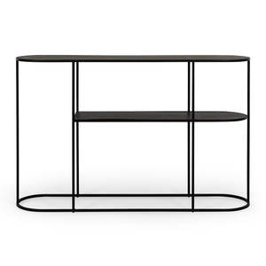 DECO Console Table Black Oak (L120 W30 H76CM)