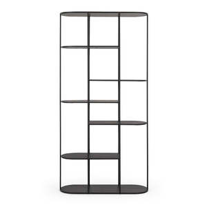 DECO Display/Bookcase Black Oak (D30 W90 H180CM)
