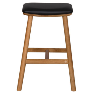 Hue Barstool Natural Oak (W47.5 D40.5 H 65CM Seat W40 D30CM)