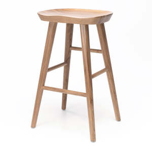 Fuji Barstool Natural Oak (W39 D37 SD32 SH65CM)