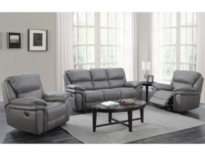 Comfort Cove Recliner Suite Grey