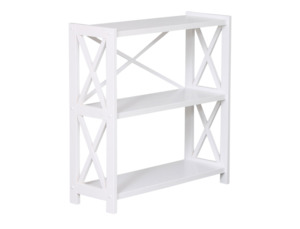 Dixon Bookcase White - 855x800x300MM