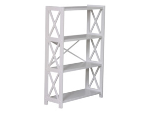 Dixon Bookcase White - 1230x800x300MM