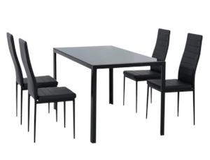 Niko Dining Table + Rio Chairs Dining Suite
