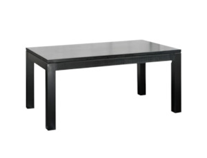 Dining: Solid Wood Dining Table Black