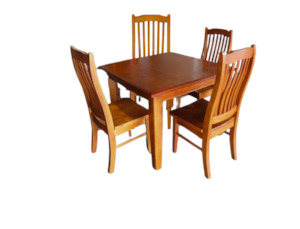 Solid Wood Dining Suite Pine