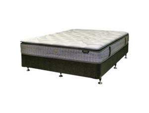 Mattresses: SleepMax Pillow Top Mattress + NZ Made Eco Bed Base