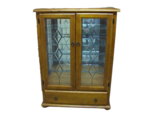 Solid Wood Display Cabinet