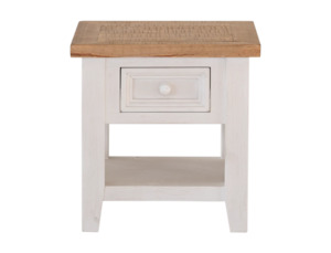 Clearance: Nelson Bay 1 Drw Lamp Table