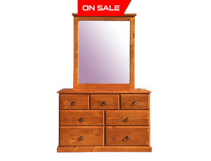 NestHeaven 7 Drw Dresser / Mirror