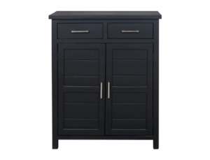 Bella Shoe Cabinet - Black Colour