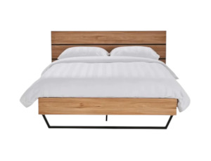 Graincraft: GrainCraft Bed Frame + SleepTime X-Firm Mattress Queen