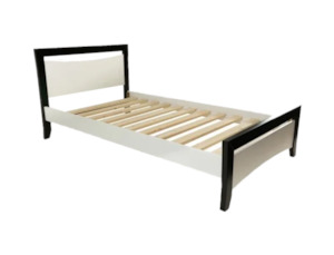 Maverick: Maverick Bed Frame (Black/White)