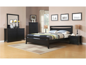 Henley 7 Pcs Bedroom Suite Black