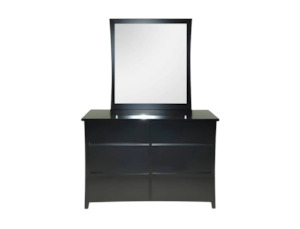 Henley 6 Drw Dresser / Mirror Black