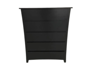 Henley: Henley 5 Drw Tallboy Black