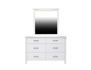Medallion 6 Drw Dresser / Mirror