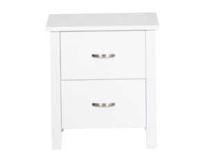 Medallion: Medallion 2 Drw Bed Sider (White)