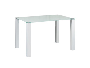 Dining Tables: Clarity 1.2M Glass Dining Table