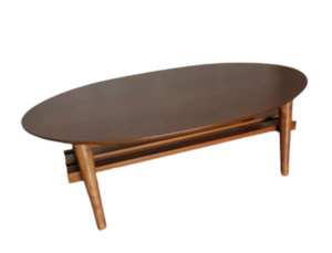 Coffee Tables: Legacy Wooden Coffee Table Walnut Colour