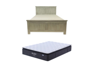 Signature Bed Frame + Sleeptime Medium Mattress