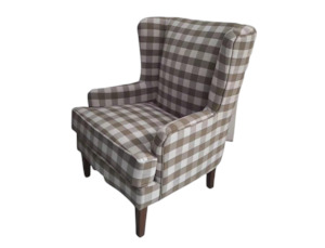 Sofa Chairs: Classic Check Lounge Chair