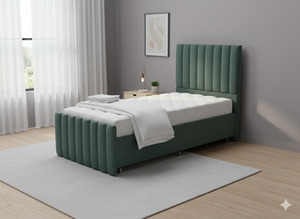 Beds Bedroom: NZ Made Wave Bed Frame With Drawers
