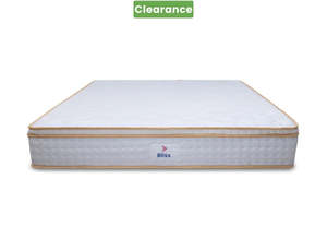 Beds Bedroom: Bliss Euro Top Pocket Spring Mattress Cali King - Floor Model