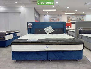 Beds Bedroom: OptiNap Euro Top Mattress + Eco Bed Base Super King -Floor Model