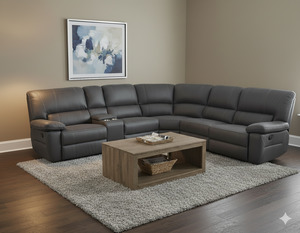 Lounge Living: OSLO Corner modular with 3 Recliners: LOU-JET