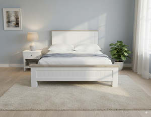 Lincoln Bed Frame + SleepTime Pocket Pillowtop Mattress