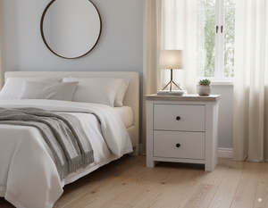 Bedroom Furniture: Lincoln 2 Drw Bedside