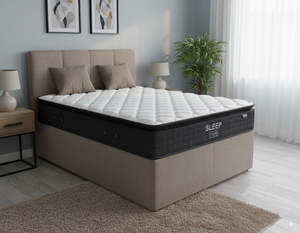 NZ Made Napbox Storage Bed +SleepTime Medium Mattress