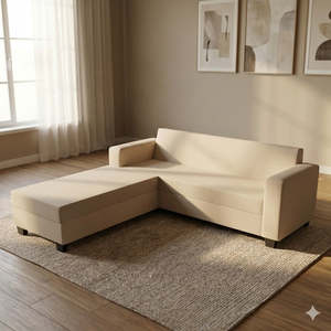 Sale: NZ Made Eco 4 Seater with Chaise Corner Sofa