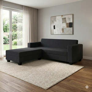 NZ Made Eco 3 Seater with Chaise Corner Sofa