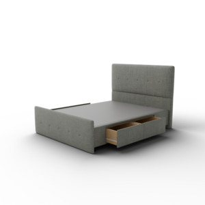 Beds Bedroom: NZ Made SleepVault Bed Frame With Drawers