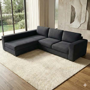 NZ Made Trendi Long-Arm with Chaise Corner Sofa