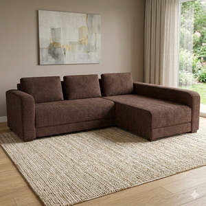 NZ Made Sigma Long-Arm with Chaise Corner Sofa