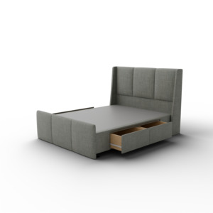 Beds Bedroom: NZ Made Cascade Bed Frame With Drawers