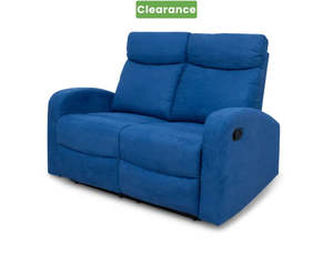 Lounge Living: SupreCoz 2RR Recliner Blue - Floor Model
