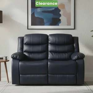 CozyCrown 2RR Recliner with Cup Holder Black - Floor Model