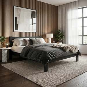 Beds Bedroom: Bella King Single Bed Black