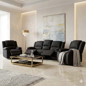 Commander 3RR + R + R Recliner Suite